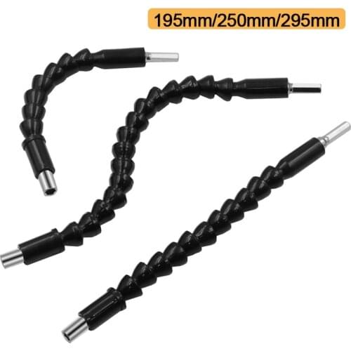 Flexible shaft extension screwdriver bit holder for electronic drill 195mm 250mm 295mm