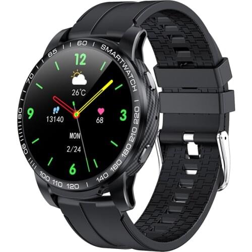 ItiSams F7 Smart Watch Men Bluetooth 5.0 Watches Heart Rate Monitor Dial Calls Round Mens Smartwatch For Android IOS Smartphone