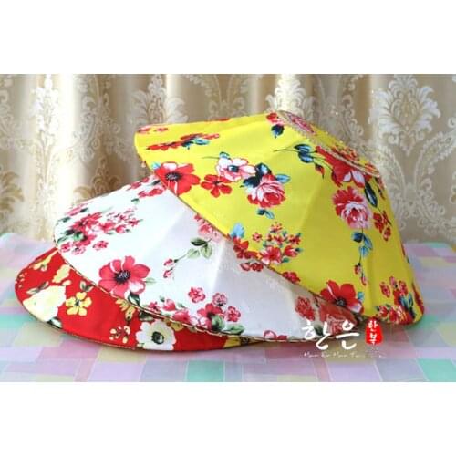 Korean Ancient Traditional Kabuki Hat / Hanbok Performance Hat / Hand-painted