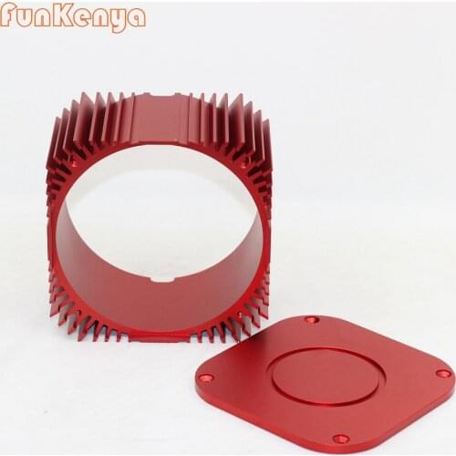 Transformer Cover Shield Toroidal Transformer Cover 140mm Red Aluminum 140*140*83mm