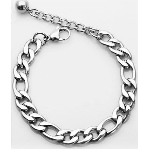 Titanium steel letter NK bracelet mens and womens simple stainless steel fashion all-match bracelet