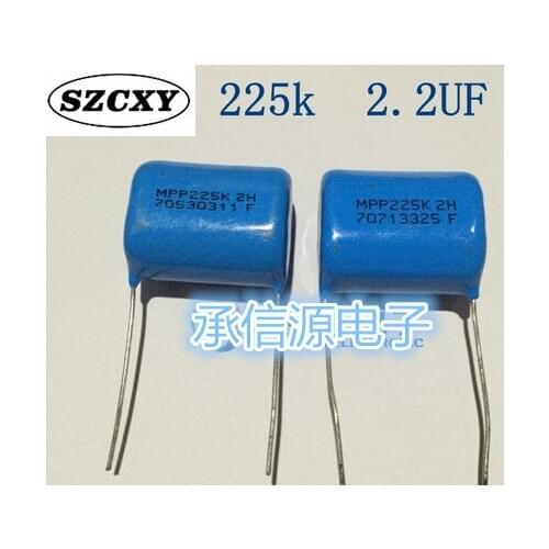 Original spot 630 V 225 K 2.2 uf 630 V/225 CBB 225J K 2.2UF 630V Pin pitch 27MM