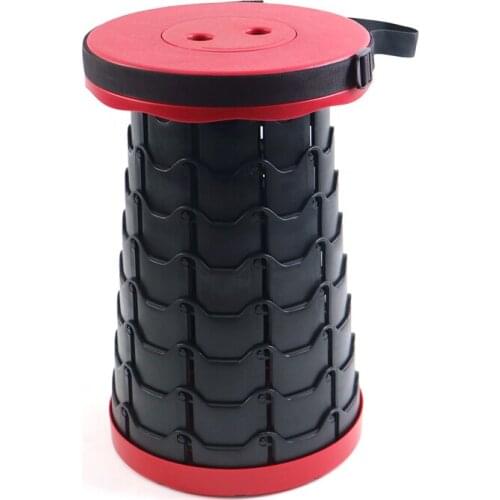 Portable Collapsible Retractable Telescoping Stool for Adults, Portable Collapsable Telescopic Stool Folding Lightweigh