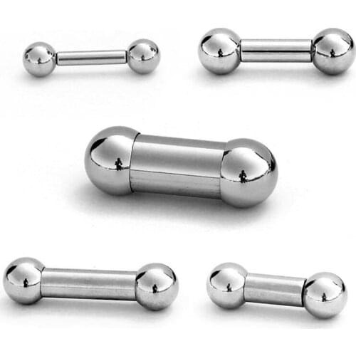1 Piece Big Size Stainless Steel Straight Barbell Rings Tragus Ear Piercing PA Nipple Ring Bar Lips Body Jewelry