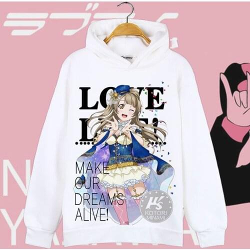 Lovelive Cosplay Hoodie LoveLive Sunshine Nozomi Tojo Nico Yazawa Print Hoodies Winter Autumn Fleece Sweatshirts Casual Pullover