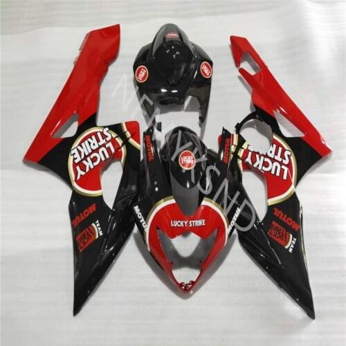 High quality Injection mold fairings kit for Suzuki GSXR1000 05 06 GSXR 1000 2005 2006 red black lucky fairing body fairing