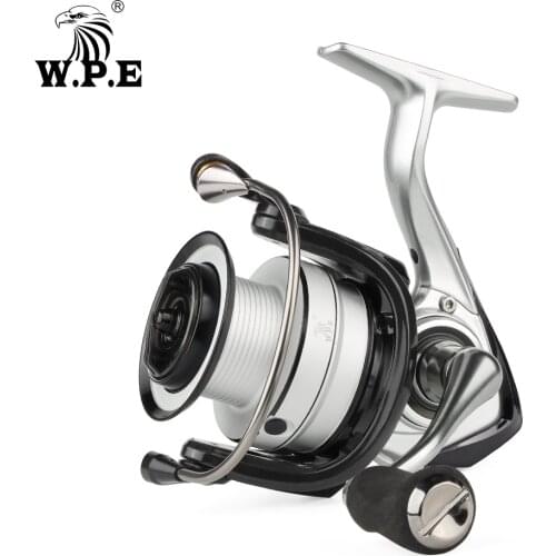 W.P.E TSM Spinning Fishing Reel 5.1:1 2000/2500/3000/3500 Max Drag Power 5KG 6+1BBs Fishing Reel Bass Pike Carp Fishing Tackle