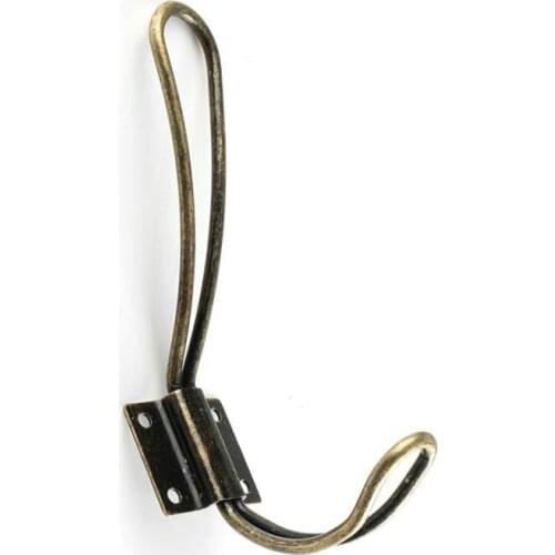 Iron Retro Wall Coat Hanging Hook Black White Good Bedroom Hanger Hooks Decorative Bag Key Scarf Storage Hooks