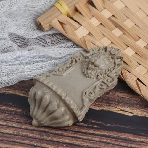 1 Pc 1:12 Dollhouse Miniature Garden Pool Mini Lion Head Wall Decor Pool Garden Decor Accessories