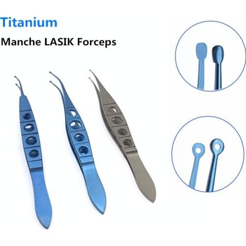 1PCS Titanium Perone LASIK Forceps ophthalmic tweezers plastic surgery Tools