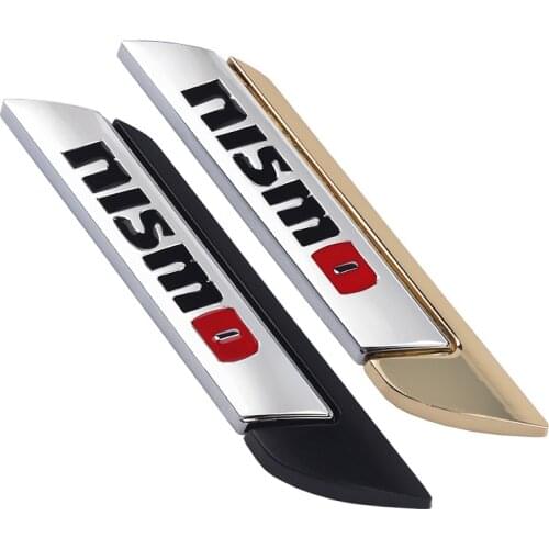 3D Metal NISMO Auto Car Badge Emblem Decal Rear trunk Sticker For Nissan Tiida Teana Skyline Juke X-trail Almera Car styling