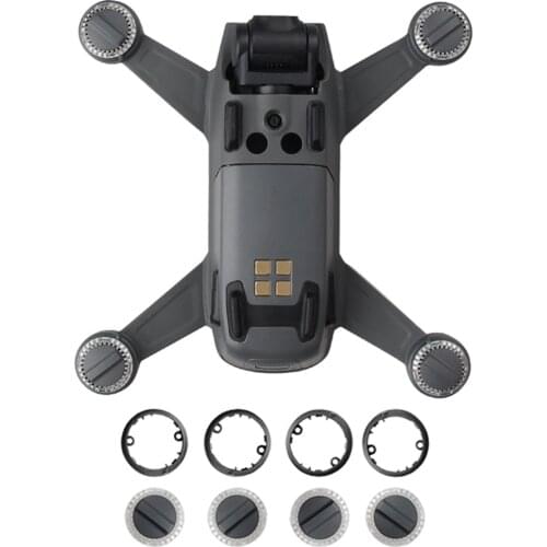 4PCS for DJI Spark Drone - LED Shade Lights Lamp Cover & Lamp Cover Plate/Base for Spark Lamp Protection Component Replacement