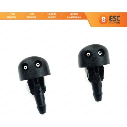 ESC ESP528 2 Pieces Front Windscreen Water Washer Nozzle Spray Jets 7700413545 for Renault Clio MK2