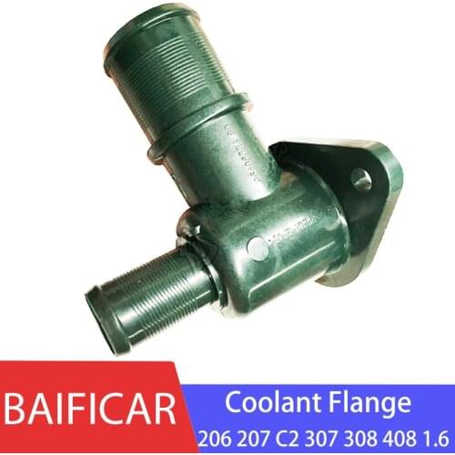 Baificar Brand New Genuine Coolant Flange Uper Lower Water Pipe Tee 1201C3 For Puegeot 206 207 C2 307 308 408 1.6