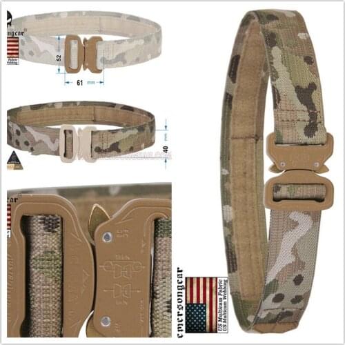 EmersonGear 1.5inch Belt Surplus Tactical Heavy Duty Nylon CO bra Buckle Gun Pistol EDC Belt Tactical Waist Support