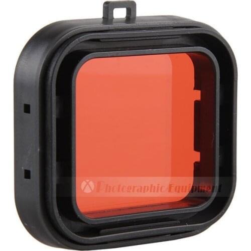10pcs Red color Lens Filter Diving Filter for Gopro HERO 3+ 4 Camera Housing Case Underwater Lens Converter