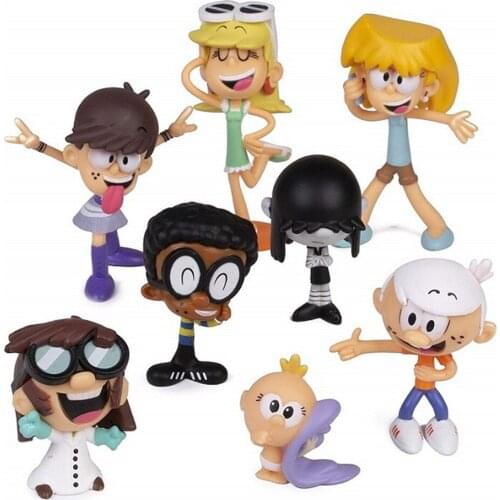 Loud House Action Figure The Lincoln Clyde Lori Lily Leni The Lucy Lisa Luna Action Figure Toys For kids Gifts
