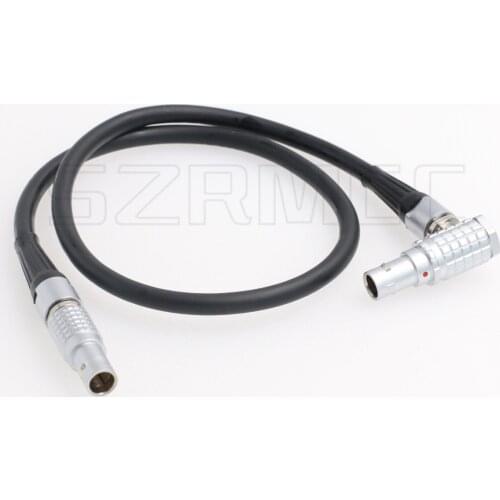 0B 2 Pin Right Angle Male to 0B 2 Pin Male Power Cable for ARRI Alexa Camera 2 pin 12V to Teradek Bond Bolt Cube