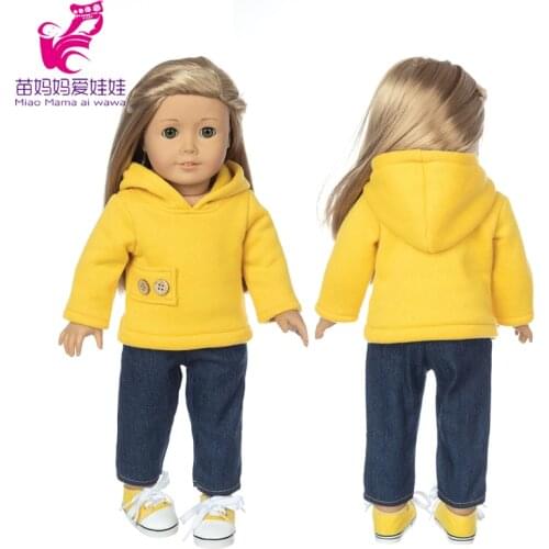 18 Inch American Og Girl Doll Clothes Sweater Reborn Baby Dolls Clothes Children Girl Birthday Gifts