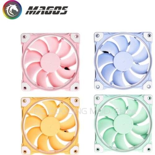 ID-COOLING Computer Case Cooling Fan White Hydraulic Temperature Control DC 12V PWM 2000 RPM CPU Cooler Radiator,ZF-12025