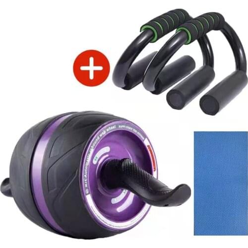 Push-up Bar Bracket AB Power Wheels Roller Machine Exercise Rack Workout Home Gym Fitness Equipment Abdominal Muscle Trainer