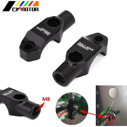 CNC Motorcycle M8*1.25 M10*1.25 Mirror Base Plates cover For KTM HONDA YAMAHA KAWASAKI SUZUKI SX EXC YZ WR KXF KX RM RMZ
