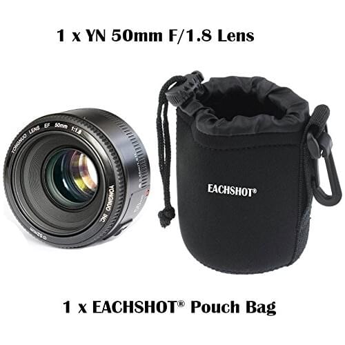 YONGNUO YN 50MM F1.8 Large Aperture Auto Focus Lens For Canon EF Mount EOS Camer+Lens Bag for gift
