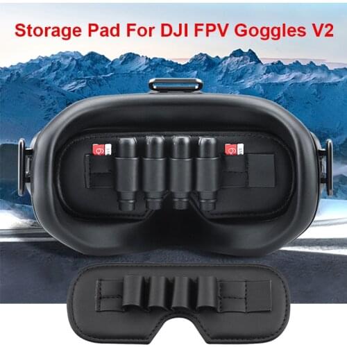 Antenna Storage Pad For DJI FPV Goggles V2 Dustproof Lens Protector Memory Card Slot Holder For DJI FPV VR Glasses Accessory