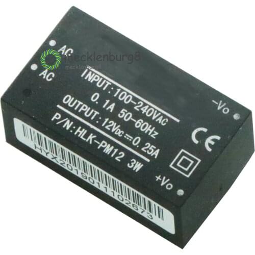 220 V to 12 V step-down power module converter Intelligent household switch HLK-PM12 UL / CE