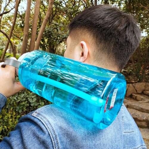 3L Sport Plastic Water Drinking Bottle for Water Space Bottles 1000ml BPA Free Sport Drinking Water Bottle with Straw