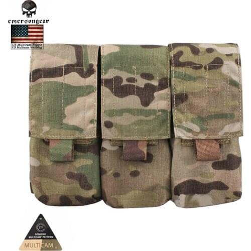 Emersongear LBT Style M4 Triple Magazine Pouch Molle Military Airsoft Painball Combat Gear EM6352