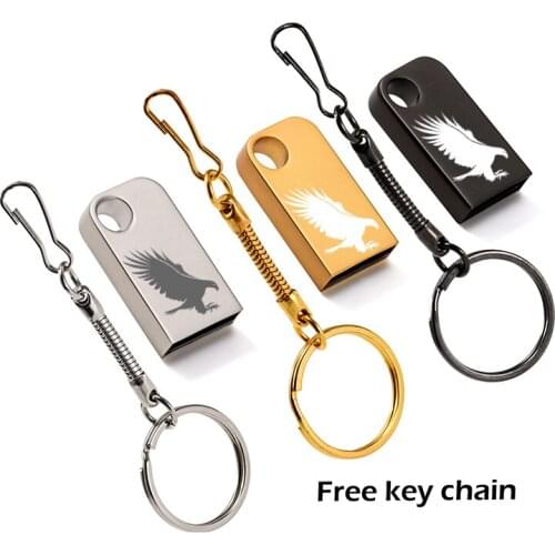 Fashion super mini metal usb pen drive 4gb 8gb 16gb pen drive 32gb 64gb usb 2.0 flash stick pendrive free shipping cle usb