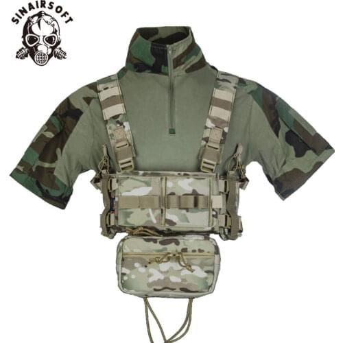 Tactical MK3 Chest Rig Micro Chassis SACK Pouch H Harness M4 AK Magazine Insert Airsoft Paintball Accessories Hunting Vest Nylon