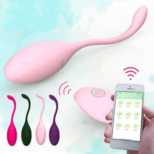 App Control Vibrating Egg Kegel Ball Vibrators Wireless Remote Wearable Panties Vibrator G Spot Vaginal Ball Sex Toys For Women