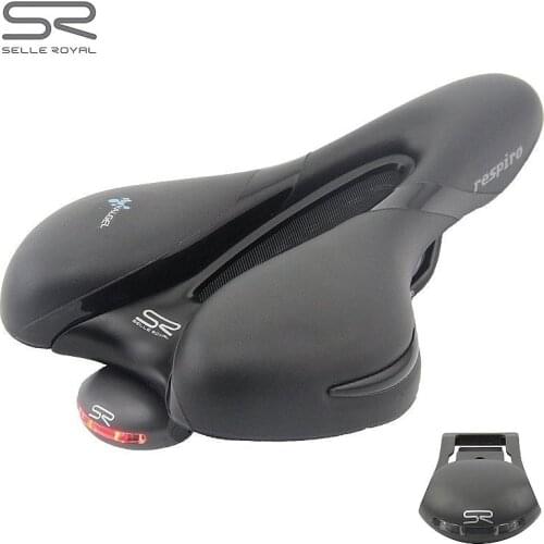 SELLE ROYAL Bicycle Saddle Taillight SR Saddle Blinking Light Cycling Warning Rear Light Road Bike MTB LED Safety Flashing Lamp