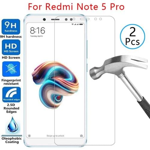 Tempered glass screen protector for xiaomi redmi note 5 pro case cover ksiomi note5pro note5 not 5pro protective phone coque bag