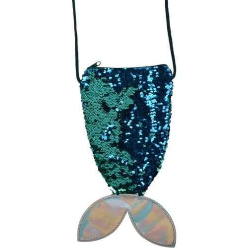 Disney princess mermaid lady pc mobile phone bag fashion handbag girl cartoon messenger bag shoulder lipstick powder bag