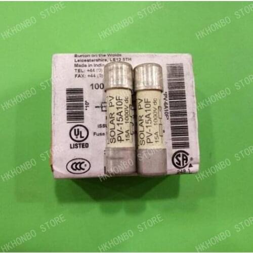 10x38mm Photovoltaic Fuse 1KVDC PV-1A10F 2A10F 3A10F 4A10F PV-5A10F 6A10F 8A10F PV-10A10F 12A10F PV-15A10F 20A10F