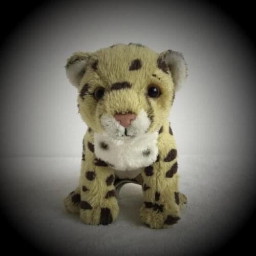 2019 Seated Panthera pardus Leopard Plush Toys Simulation Giant Squid Stuffed Toys Cute Animal Plush Dolls for Kids Girls Gifts