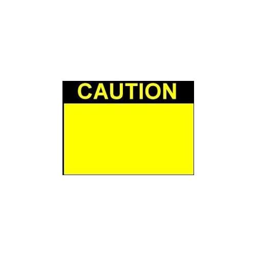 300pcs 28x22cm CAUTION Blank for writing PVC material with gloss lamination Item No. CA13