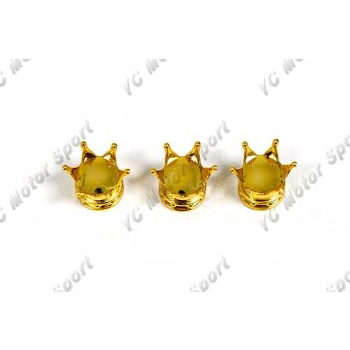 Car Accessories Free Shipping 4pcs/set Silver ABS King Queen Crown VALVE CAPS Tire Wheel Stem Universal Car Truck