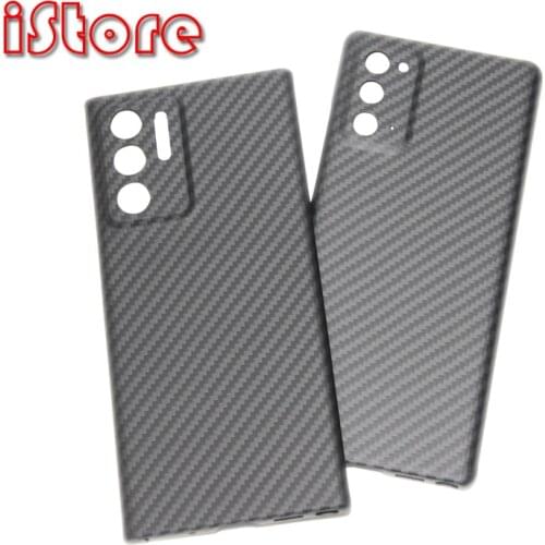CF skin Carbon fiber phone case for Samsung note20 galaxy note20Ultra Ultra-light and thin hard Aramid protective shell