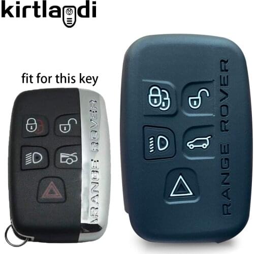 Kirtlandi Car Key Case Cover for Land Rover Range Rover Aurora Evoque Evake LR Discovery Smart Card Remote Control Key Holder