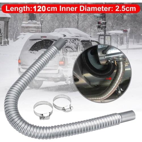 Diesel Parking Heater 120cm Exhaust Silencer 25mm Filter Heater Ducting Pipe Hose Line For Webasto/Eberspacher Wholesales