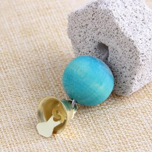 Parrot Mouth Grinding Stone Molars Stone Hanging String Chewing Toy For Birds