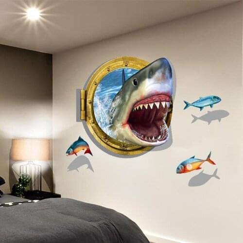 Creativity Wall Stickers Poster mural Self-adhesive Wallpaper Bedroom Adhesive Paper Home Decorative wall art 3D stereo sticker