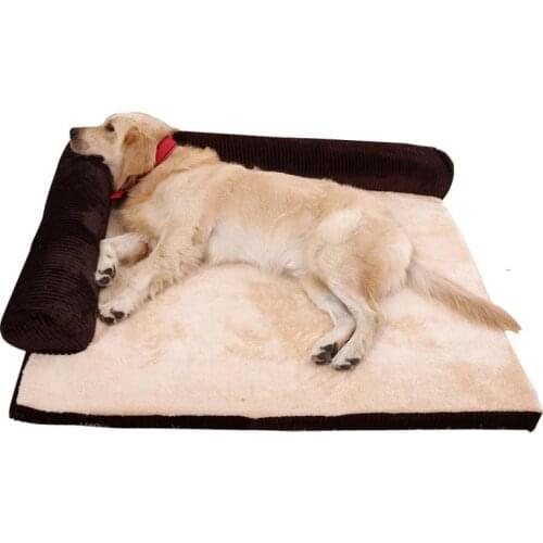 Dog Bed For Large Dogs Pet House Sofa Mat Dogs Beds Winter Kennel Soft Pet Cat House Blanket Cushion For Husky Labrador