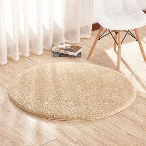 Lambs Round Rugs Fitness Yoga Floor Mats Basket Mats Computer Chairs Bedroom Living Room Bedside Carpets
