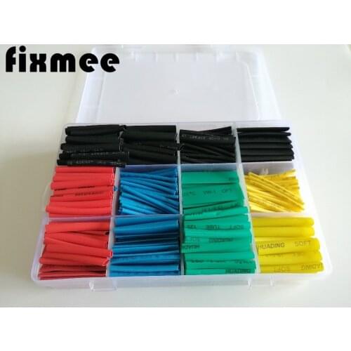 Bestselling 530pcs Thermal contra Sleeve cable Heat Shrink Tube termore tractil pvc tube tubing 2:1 Wrap Wire Cable