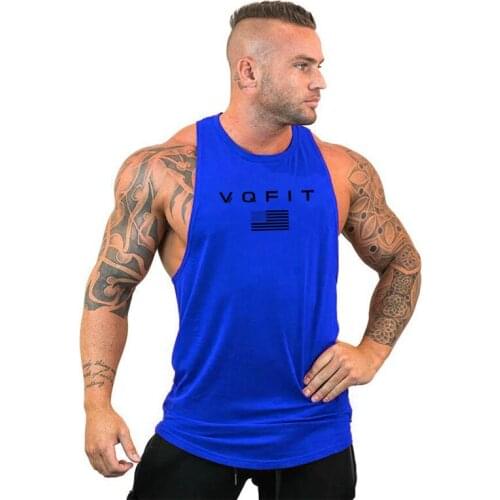 Brand Casual Workout Vest Cotton Gym Tank Tops Men Sleeveless Fashion Bodybuilding Stringer Muscle Clothing Undershirt Fitness